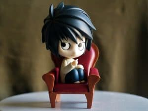 Deathnote on armchair