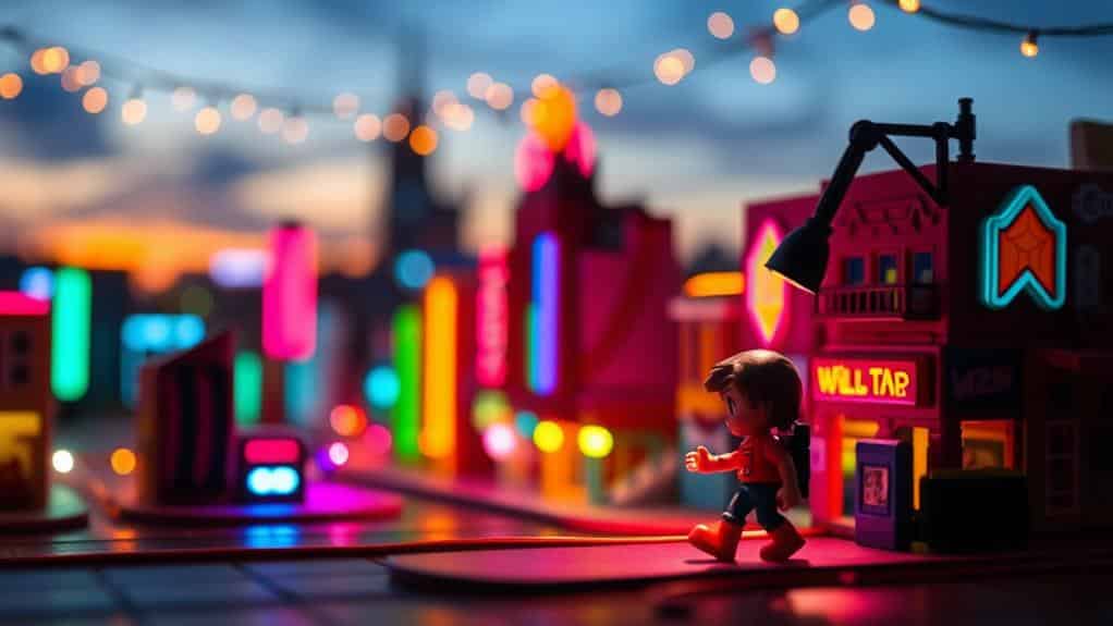 creative toy photography lighting