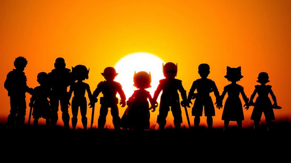 dramatic silhouettes for impact