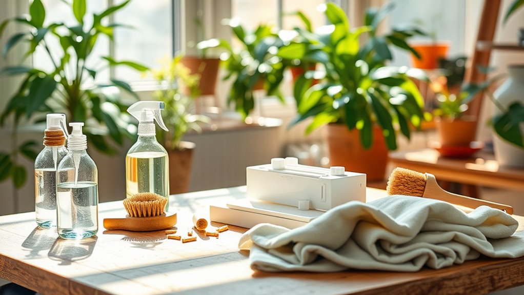 sustainable model kit cleaning