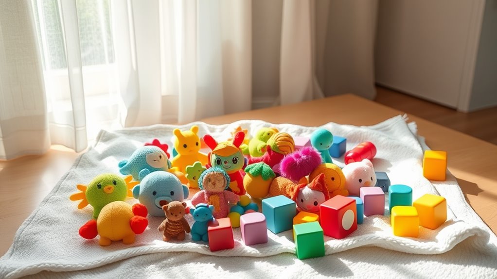 thoroughly dry the toys