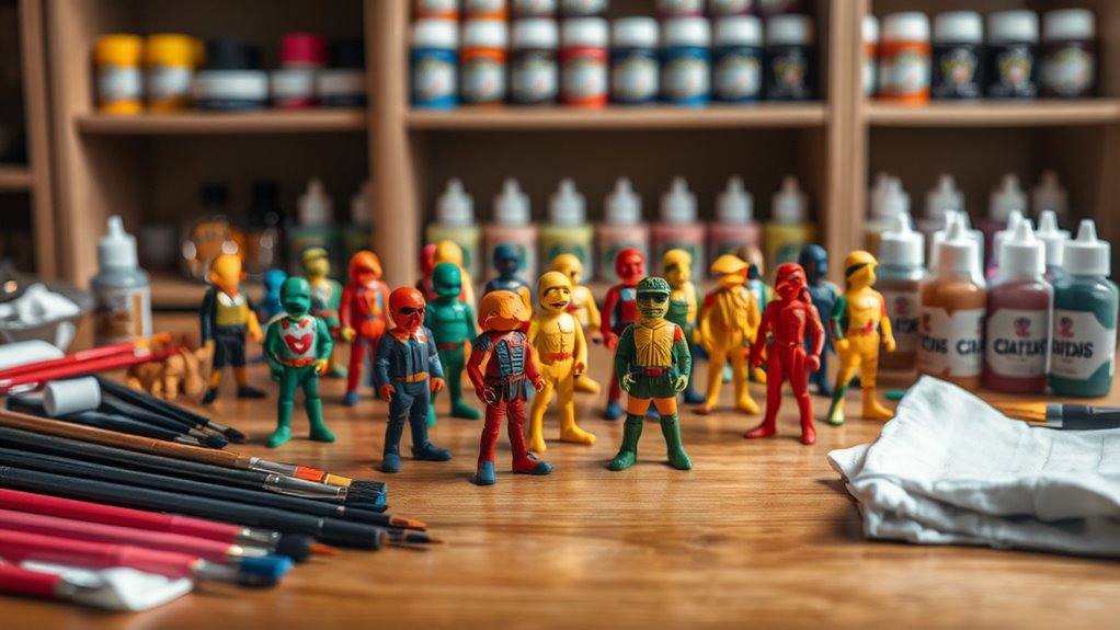 toy figurine paint maintenance tips
