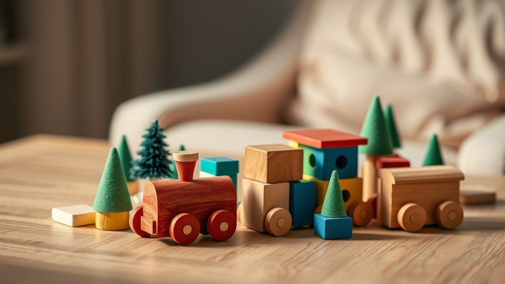 toy photography scene setup
