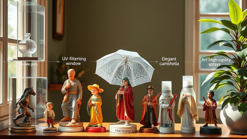 uv protection for figurines