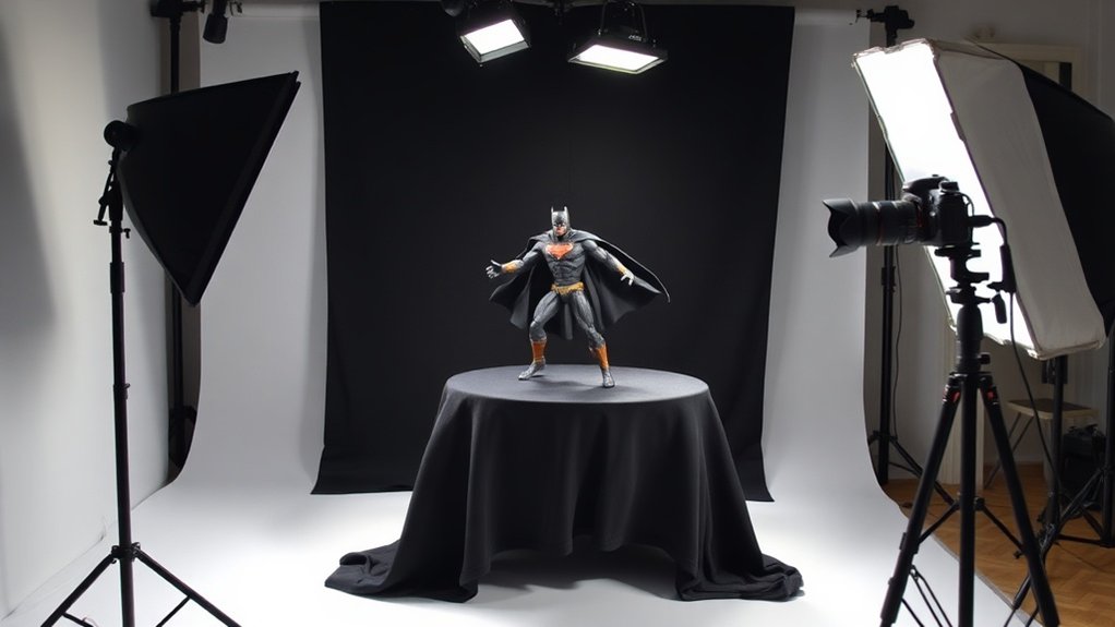 action figure lighting techniques