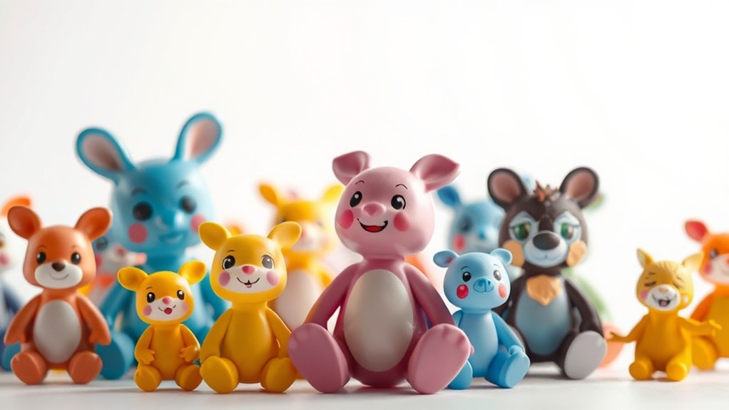 bright even toy photography