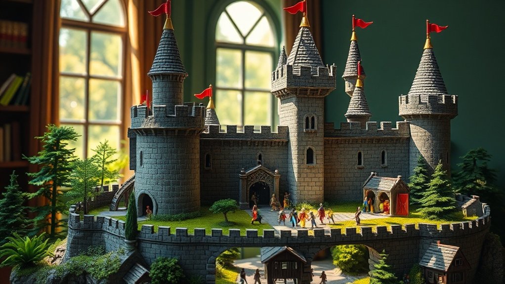 choosing castle diorama theme