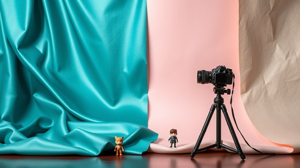 choosing ideal background materials