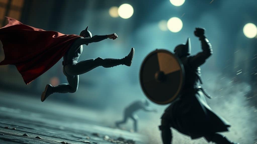 cinematic toy photography dynamics