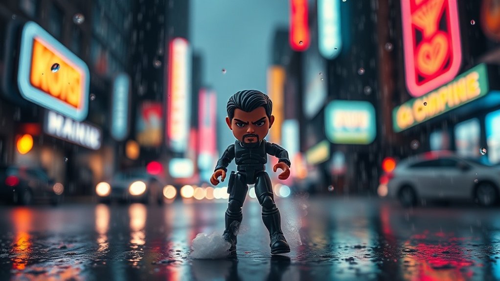 cinematic toy photography editing