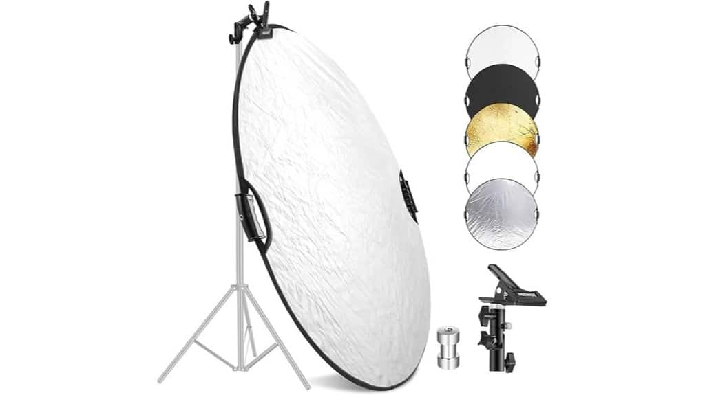 collapsible multi disc reflector set