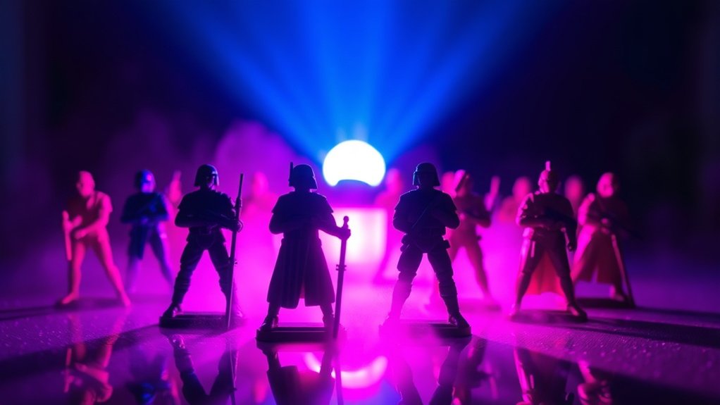 colored lights enhance photography