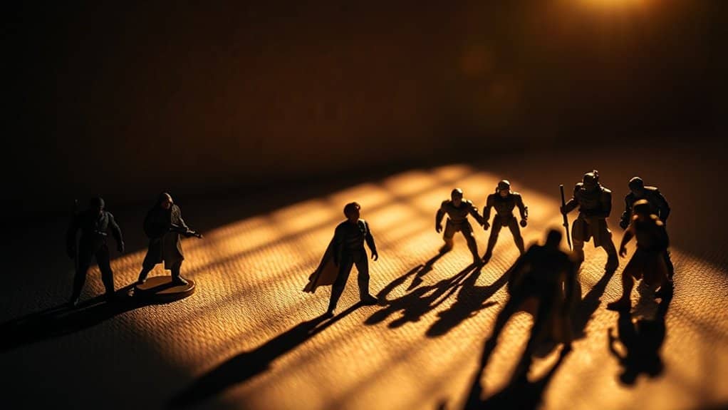 creative lighting and shadows