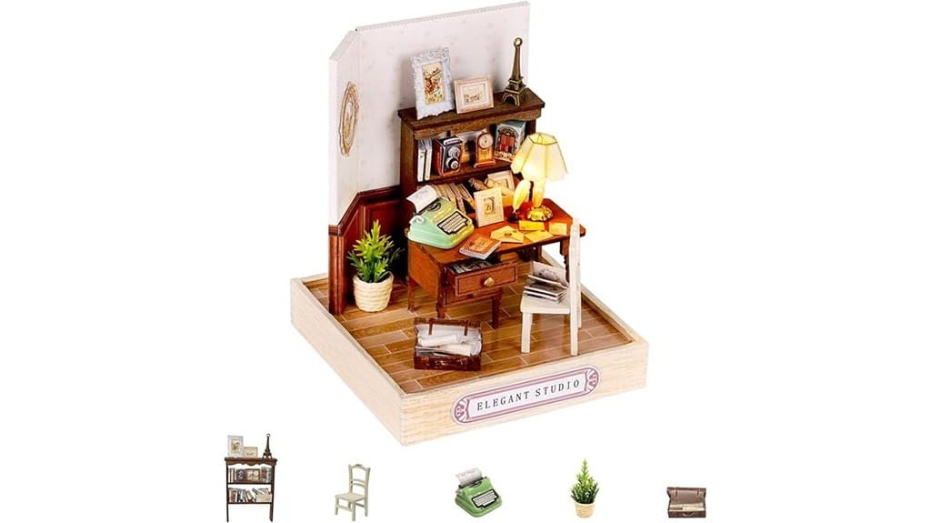 elegant miniature dollhouse kit
