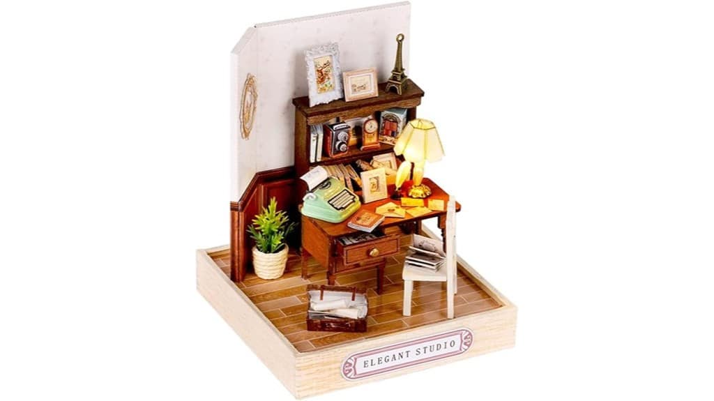 elegant miniature dollhouse kit