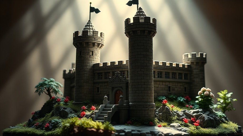 enhance diorama photography lighting