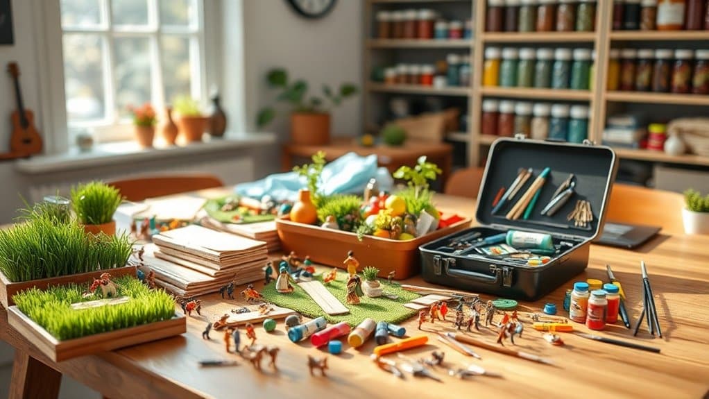 essential materials for miniatures