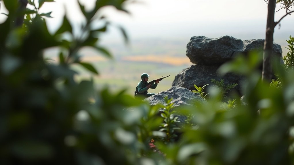 foreground elements enhance storytelling