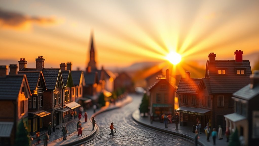 golden hour toy photography