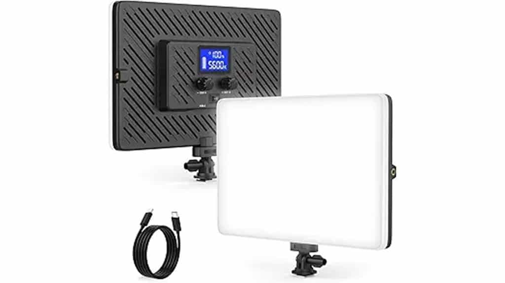 led light panel photography