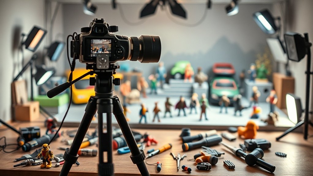 mini studio toy photography