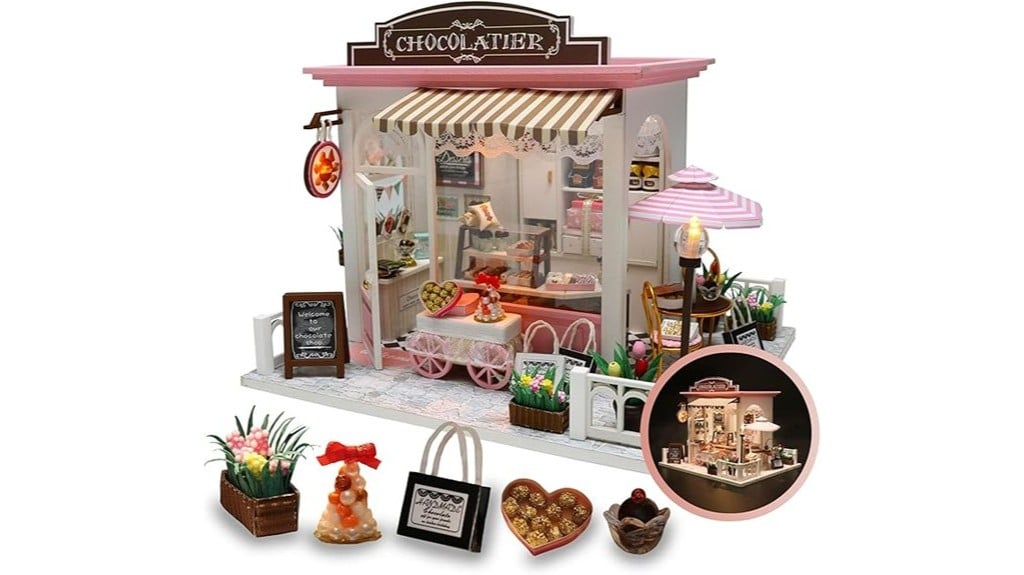 miniature chocolate shop kit
