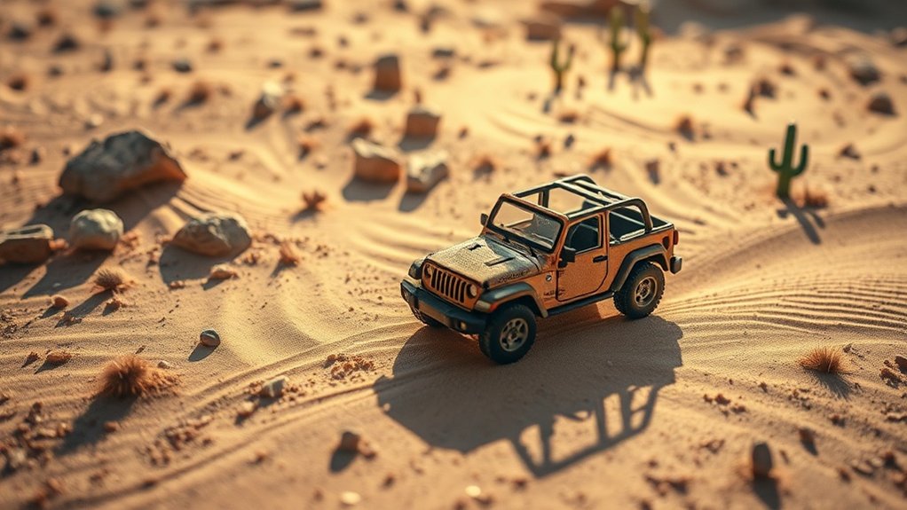 miniature elements enhance scale