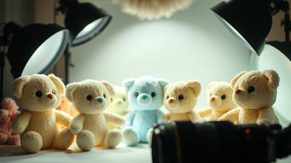 optimal lighting for soft toys