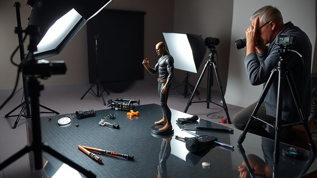 optimal toy photography setup