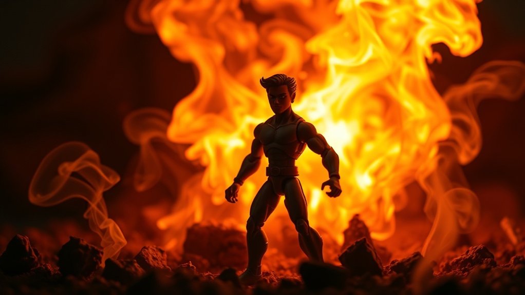 realistic fire texture integration