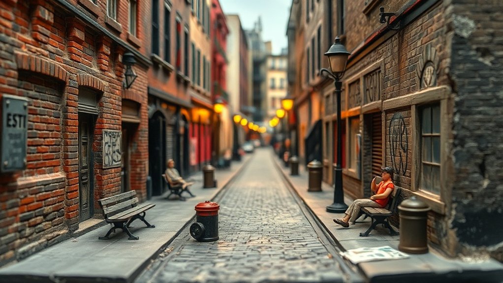 realistic urban street details