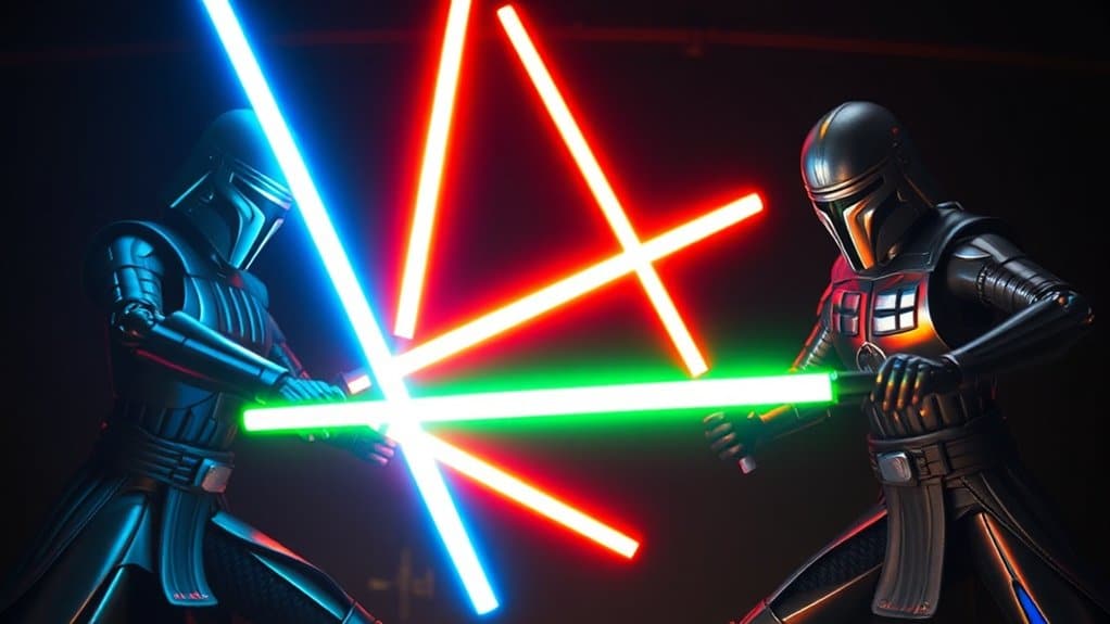 seamless light saber integration