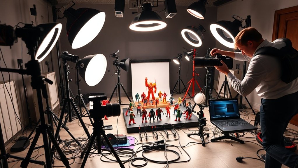 studio lighting for toys