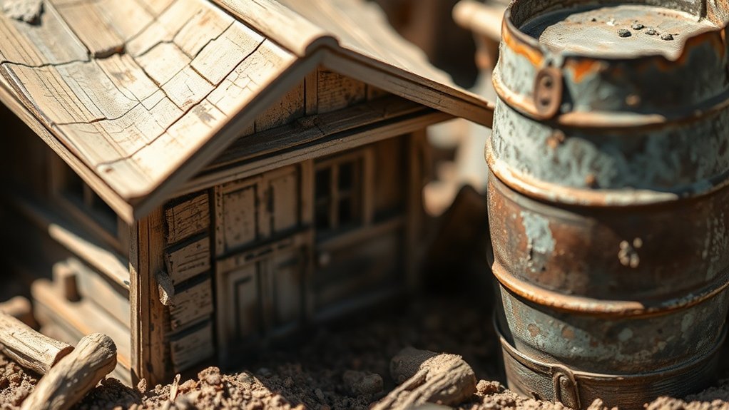 sun bleached faded finishes techniques