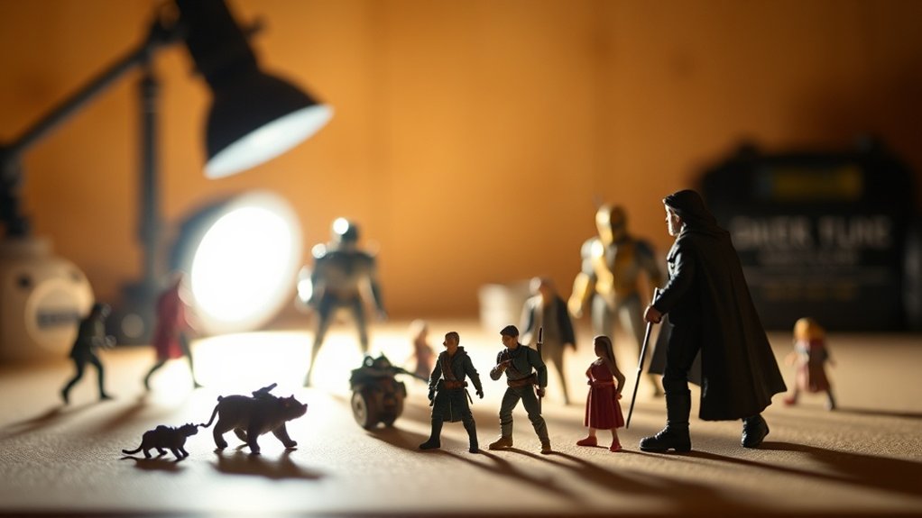 three point lighting setup