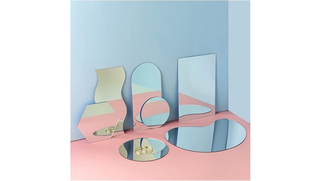 acrylic mirror photography props