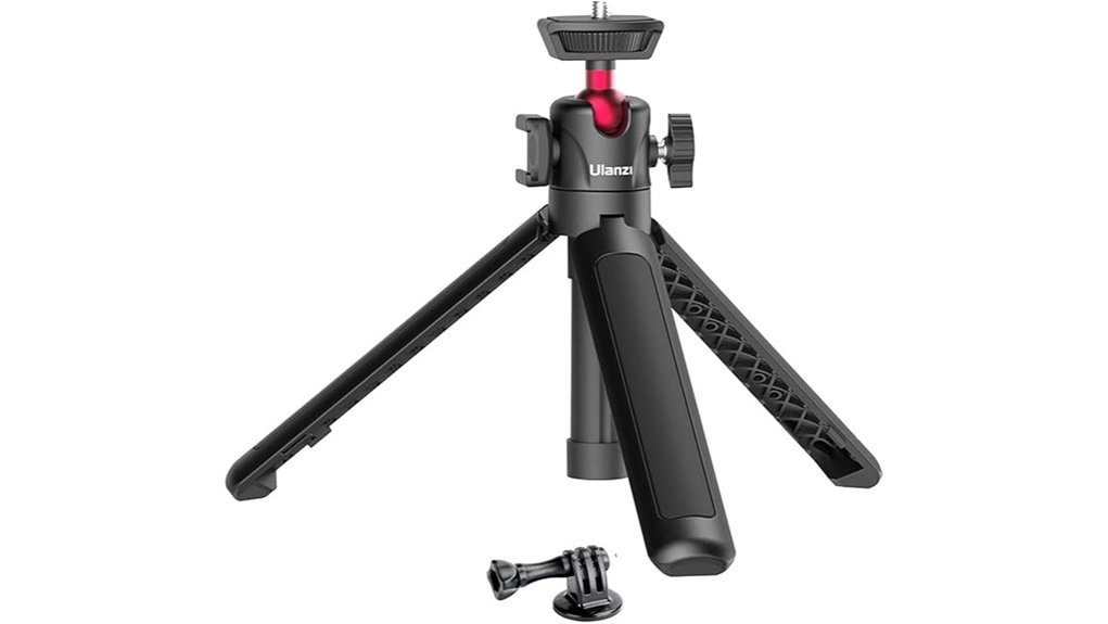 compact extendable camera tripod