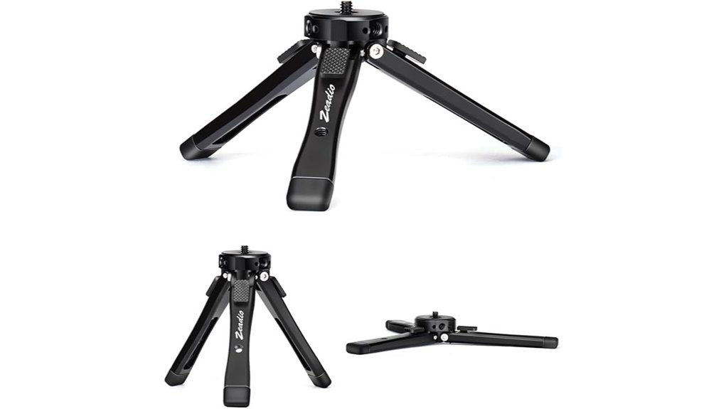 sturdy mini metal tripod